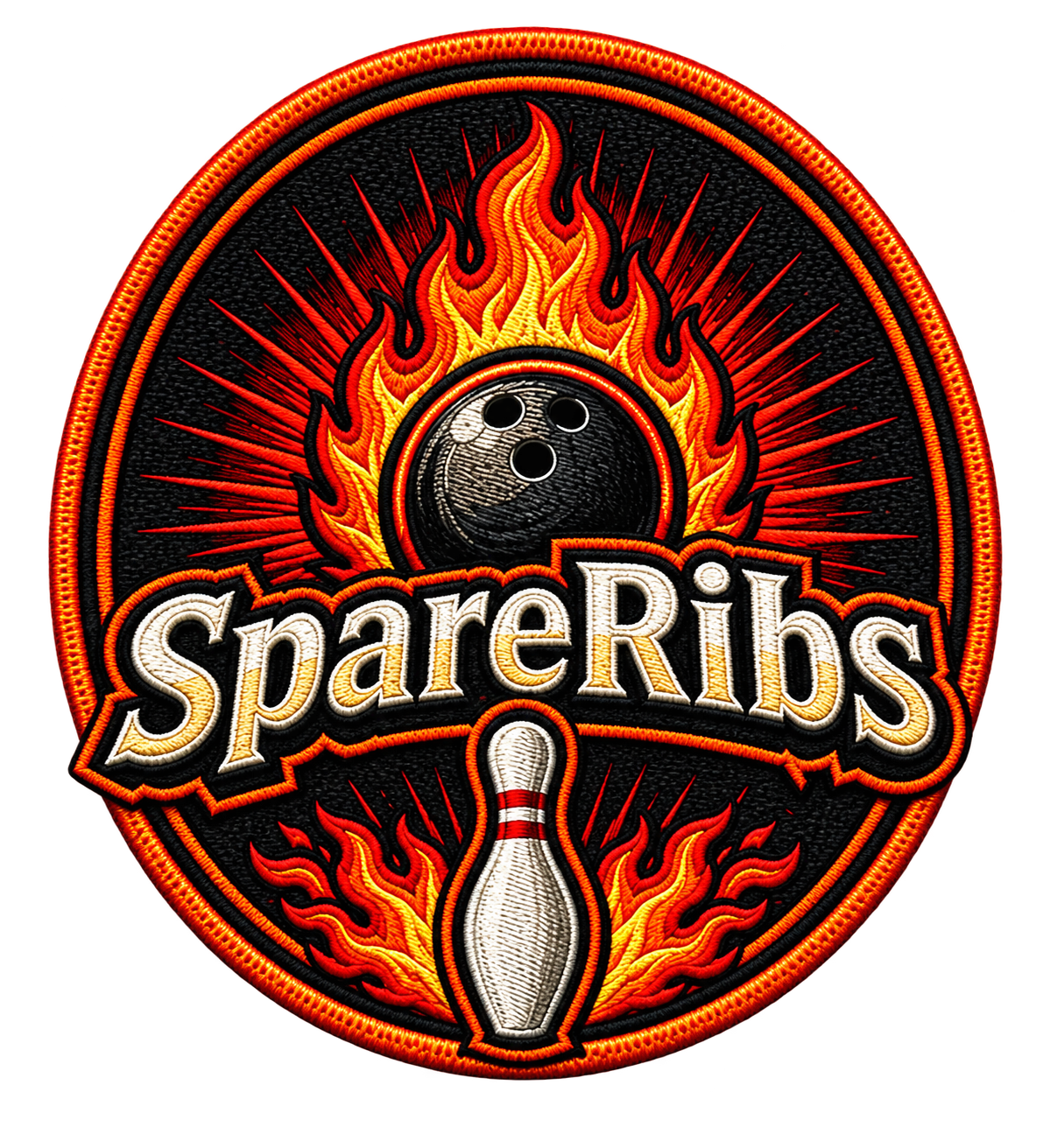 SpareRibs 1 – Team-Patch mit einem Pin