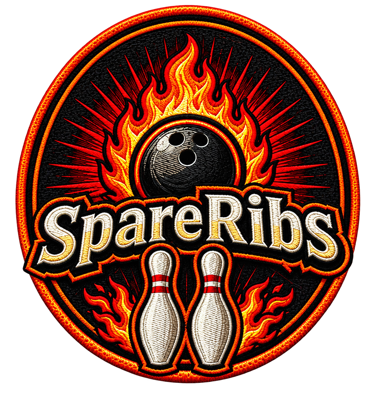 SpareRibs 2 – Team-Patch mit zwei Pins
